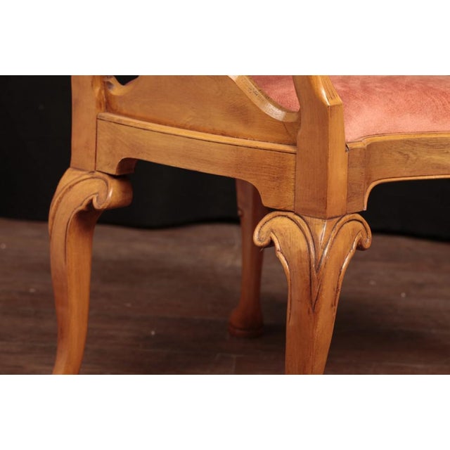 Queen Anne Walnut Dining Chairs, Set of 10 For Sale - Image 10 of 13
