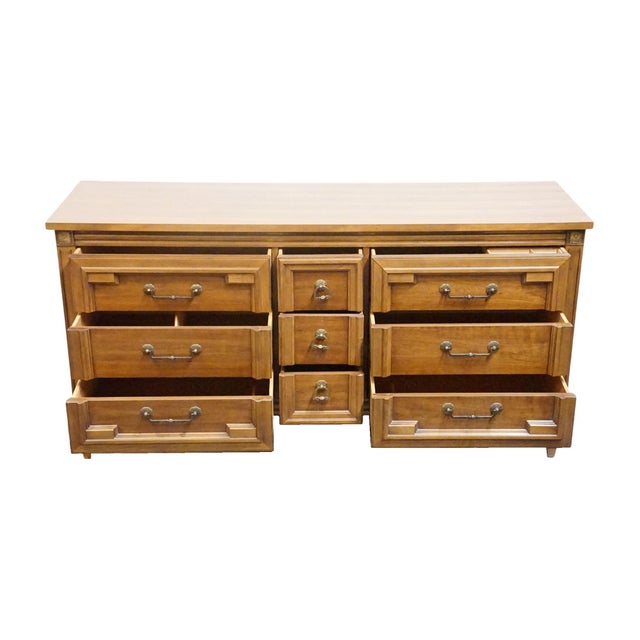 Thomasville Furniture Milano Collection Italian Mediterranean Style 64" Triple Dresser 532-4 For Sale In Kansas City - Image 6 of 15