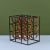 Mid 20th Century Arthur Umanoff Wrought Iron and Leather Wine Rack For Sale - Image 9 of 17