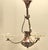 1930s French Opalescent 3-Arm Chandelier in Brass and Glass from Petitot, 1930s For Sale - Image 5 of 16