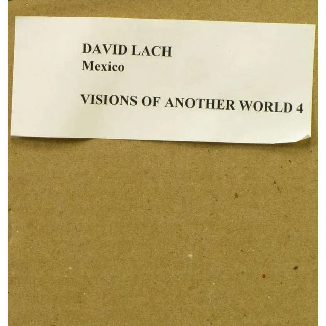 Plastic "Visions of Another World Iv" Painting on Fiberglass by David Lach For Sale - Image 7 of 8