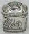Biedermeier German .800 Silver Snuff Box Domed Lid and Repoussé Pastoral Scenes For Sale In West Palm - Image 6 of 12