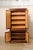 French Cherry Wood Tall Cabinet, Mid 20th Century For Sale - Image 10 of 11