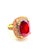 Early 21st Century Bochic "Orient" Vintage Ruby, Diamond & Pink Sapphire Ring Set 18K Gold & Silver For Sale - Image 5 of 18