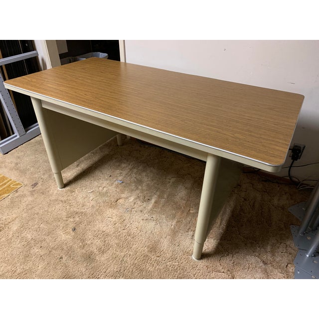 1970s Mid Century Modern McDowell and Craig Vintage Metal Writing