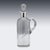 Antique English Silver and Cut Glass Whisky Decanter, 1902 For Sale - Image 3 of 16