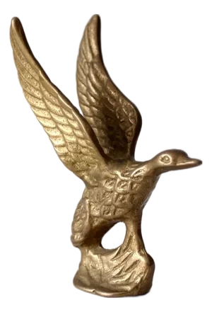 Vintage Brass Duck Figurine