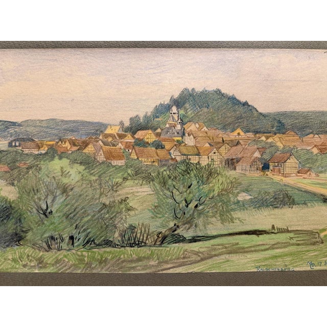Hans Meyer-Kassel, Rauschenberg, Oil Painting on Canvas For Sale - Image 11 of 13