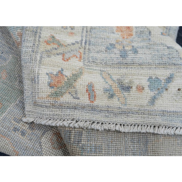Textile Turkish Oushak Runner Rug 3' x 8'5" #17186 For Sale - Image 7 of 8