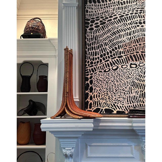 Large Striking Japanese Bamboo Sculpture Honma Hideaki For Sale In Atlanta - Image 6 of 18