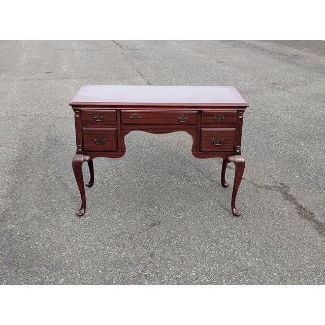 Early 1900s Chippendale Mahogany Desk For Sale - Image 12 of 14