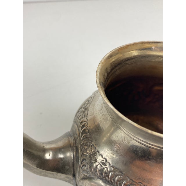 1920s Silver-Plated Metal Teapot, 1920s For Sale - Image 5 of 8