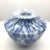 Maestri Vetrai Vase Hand Blown Art Glass Blue White With Silver Sparkles 9in For Sale In Phoenix - Image 6 of 6