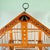 Art Deco Art Deco Orange Japanned Metal Bird Cage, Hand-Painted, Circa 1900-1920 For Sale - Image 3 of 18