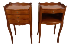 Louis Xv Style Bedside Tables, 1950s, Set of 2