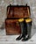 Victorian Leather Boot Trunk from Peal & Co, 1880s For Sale - Image 15 of 15