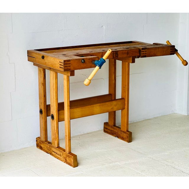 Carpenters Work Bench, 1960s For Sale - Image 15 of 18