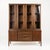 Broyhill Saga Vintage Mid Century Modern Two Piece Buffet and Hutch China Cabinet C. 1960s, Attributed For Sale - Image 10 of 11