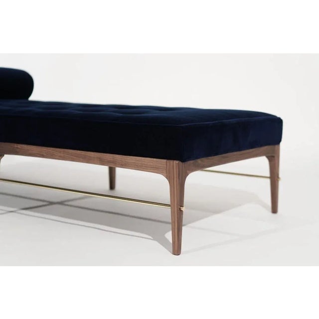 Linear Daybed in Natural Walnut Series 72 by Stamford Modern For Sale - Image 11 of 12