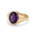 Elevate your jewelry collection with this refined gemstone ring. Expertly crafted in 18K gold plating over 925 sterling...