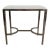Waterworks Easton Stool Nickel Finish White Vinyl Seat For Sale