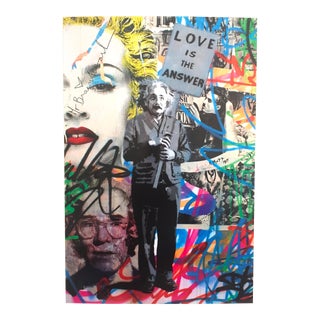 "Love Is the Answer" Mr. Brainwash Original Lithograph Print Poster For Sale