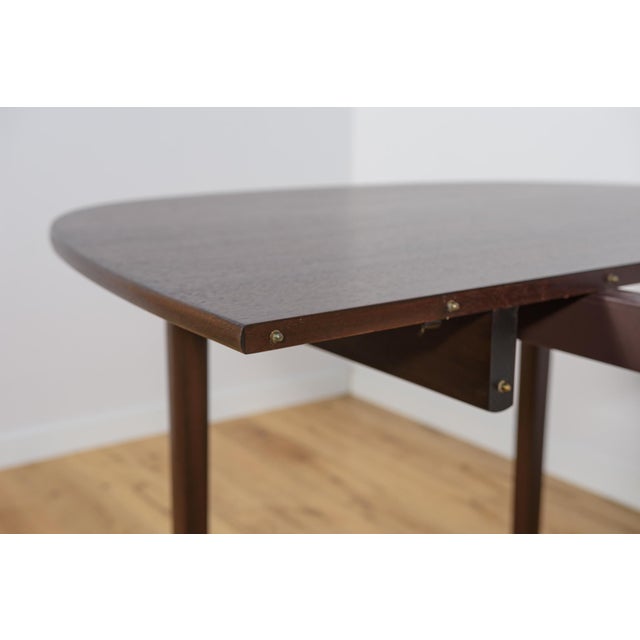 Mid-Century Extendable Dining Table by Ole Wanscher for Poul Jeppesens Furniture Factory, Denmark, 1960s For Sale - Image 9 of 18