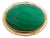 14k Yellow Gold Malachite Brooch Pendant For Sale