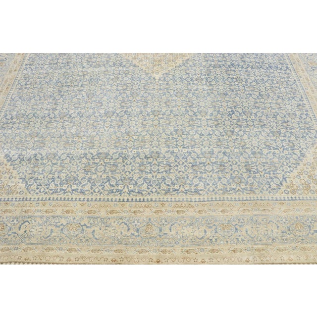 Antique Persian Tabriz Rug - 08'08 X 10'02 For Sale - Image 4 of 9