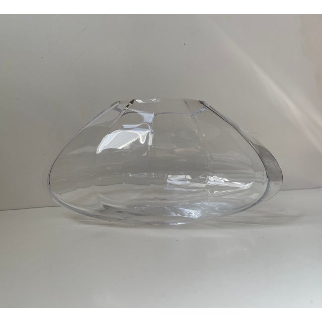 Danish Facet Crystal Glass Vase from Georg Jensen, 2000s For Sale - Image 4 of 9
