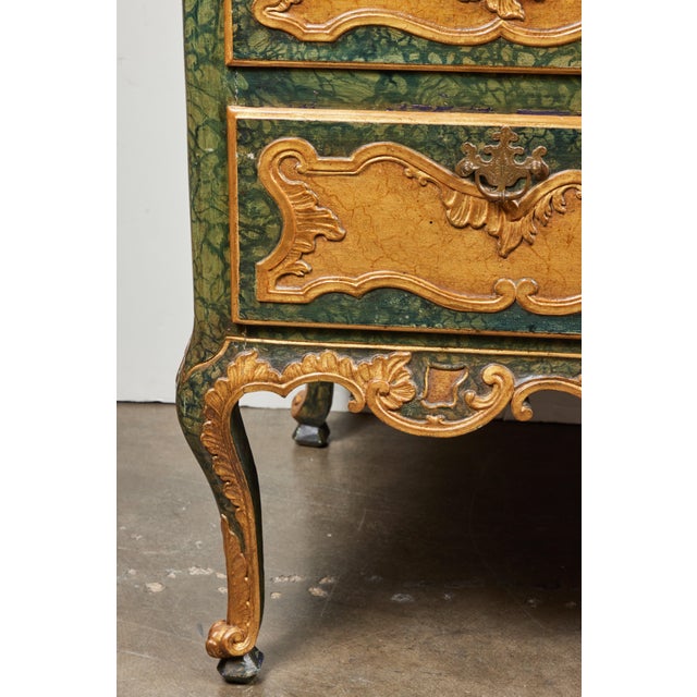 Wood Faux Marbled, Venetian Commode For Sale - Image 7 of 12
