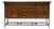 Hickory White Burled Walnut Italian Modern 70" Sideboard Buffet W. Metal Base 41024-41 For Sale