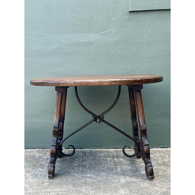 Vintage 19th Century Spanish Center Hall Table For Sale - Image 11 of 12