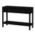 Black Lark 44 in. W Rectangular Wood 2 Drawer Console Table with Lower Open Shelf, Washed Black For Sale - Image 8 of 8