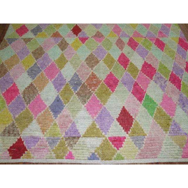 Late 20th Century Vintage Inspired Tulu Rug, 9'7'' X 13'3'' For Sale - Image 10 of 11