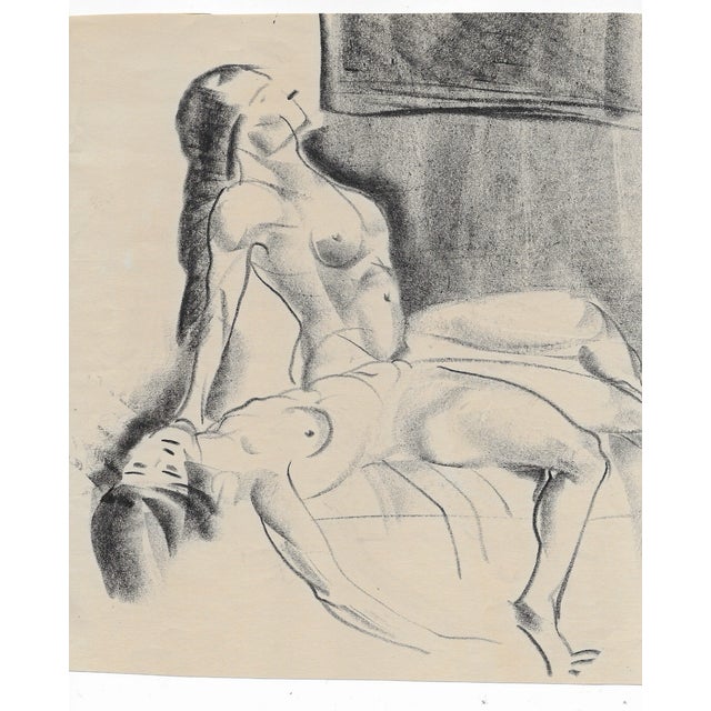 Female nudes from the estate of the artist Paul Travis (Ohio, 1891-1975). Travis attended the Cleveland Institute of Art...