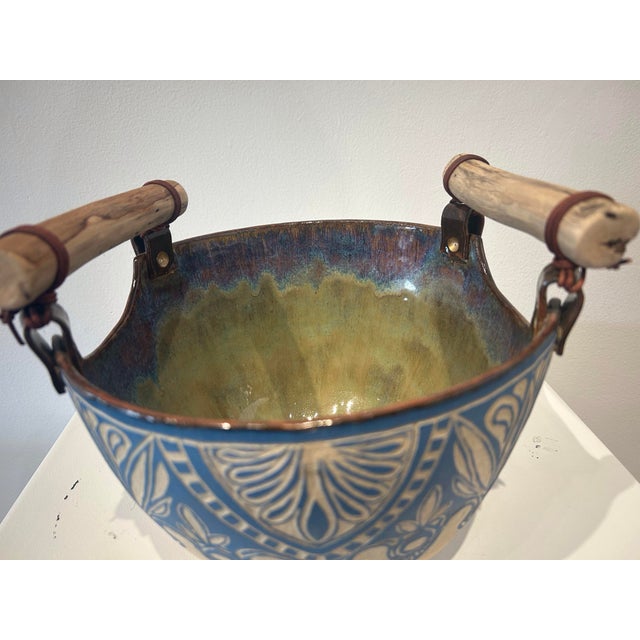 Contemporary Ceramic Handmade Bowl by Susan Volk For Sale - Image 4 of 8