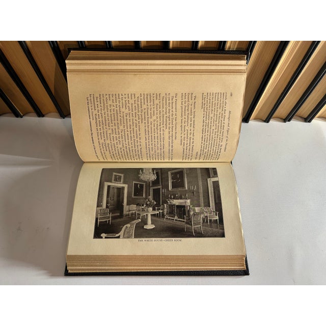 Textile Late 19th Century Illustrated Black Leatherette Volume Set, James D. Richardson's a Compilation of the Messages and Papers of the Presidents-21 Books For Sale - Image 7 of 12