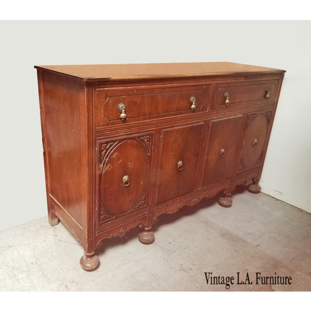 Antique French Provincial Aged Rustic Sideboard Buffet Chairish
