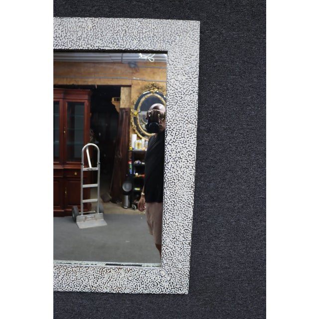 Late 20th Century Olde Good Things "Pebbles" Reclaimed Zinc Framed Wall Mirror For Sale - Image 5 of 13