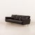 Mid-Century Modern Mid-Century Black Leather Sofa attributed to Herman Miller, 1960s For Sale - Image 3 of 18