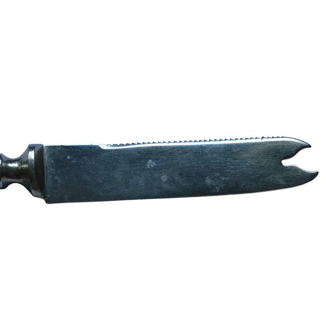 Vintage Sterling Silver Handle Hors D’ Oeuvres Knife For Sale - Image 4 of 5