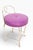 Mid 20th Century Glamorous Vintage Hollywood Regency Vanity Bench by George Koch & Sons For Sale - Image 5 of 9