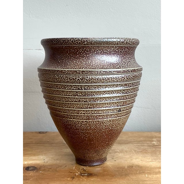 Vintage Original Studio Pottery Vase For Sale - Image 10 of 12