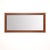 Brown Large Vintage Danish Wall Mirror, 1960s For Sale - Image 8 of 8