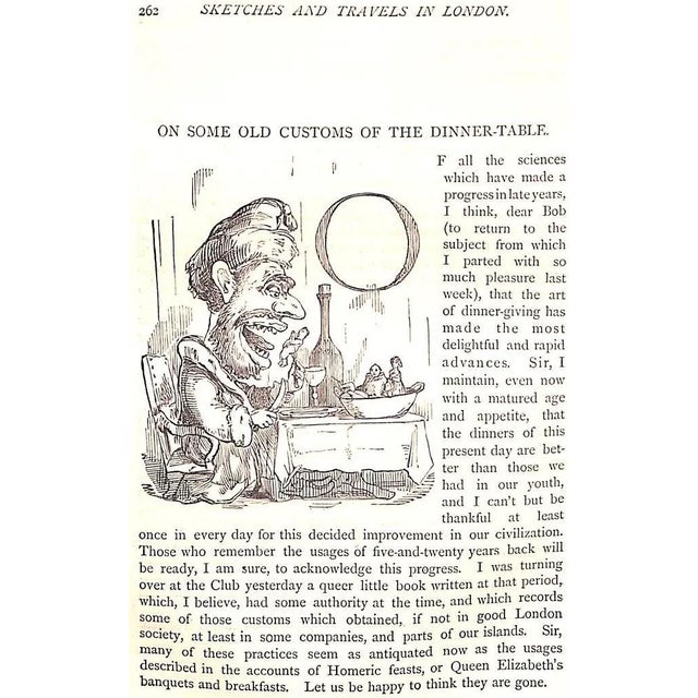 Paper "The Book of Snobs; And Sketches and Travels in London" 1869 Thackeray, w.m For Sale - Image 7 of 12