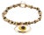 Hematite Stone Yellow Evil Eye Charm Love Bracelet For Sale