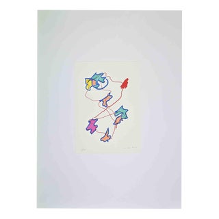 Giulio Turcato, Abstract Composition, Lithograph, 1973 For Sale