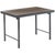 Brown New Folding Table With Wood Top and Iron Structure For Sale - Image 8 of 12