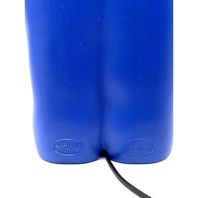 Postmodern Blue Bear Lamp by Heinz Klein for Elmar Flötotto, Germany, 1990s For Sale - Image 13 of 18